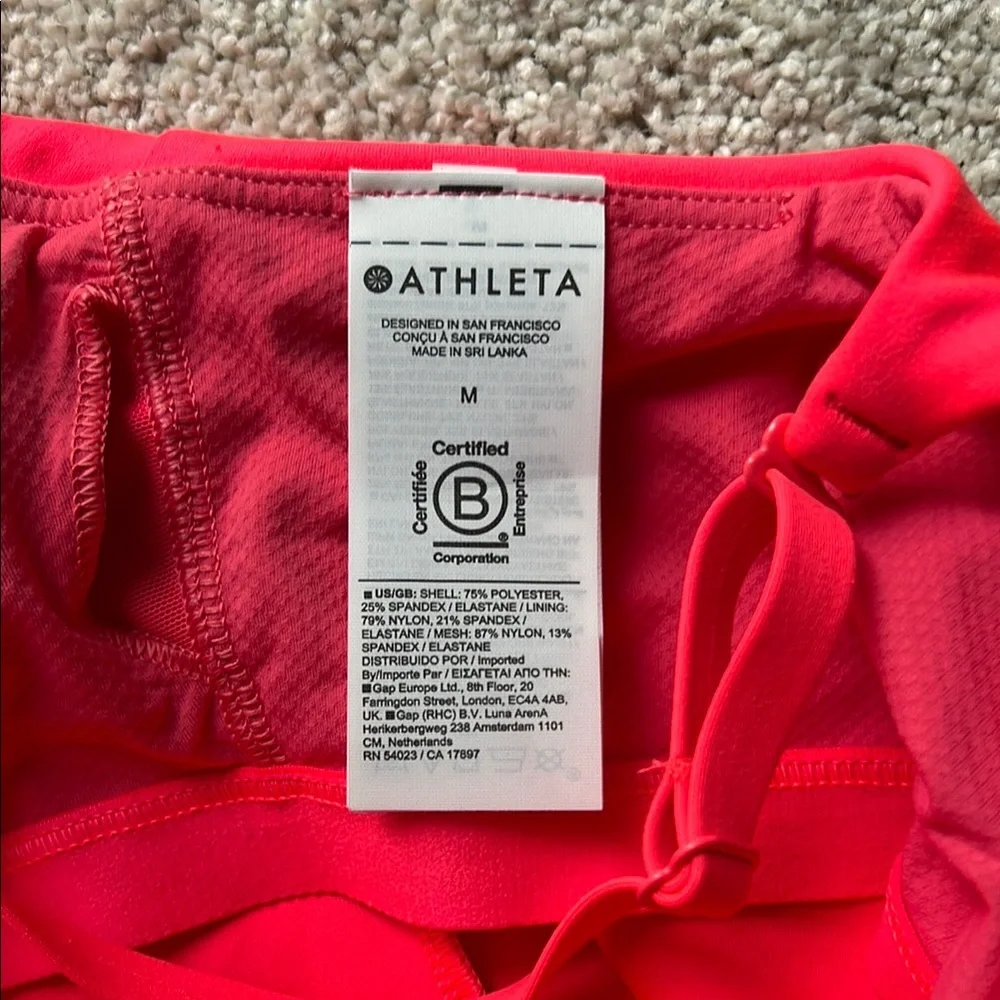 Athleta Bright Pink Activewear Sports Bra - Picture 6 of 6